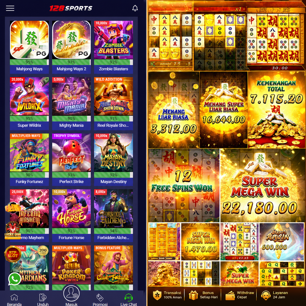 Galeri foto 128SPORTS ✔️ Situs Slot Gacor Resmi Hari Ini dengan Peluang Maxwin Terbaru di Jakarta